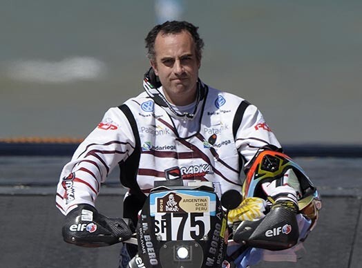 Horhe Martiness Boero pēc kritiena piemeklējusi sirdstrieka.