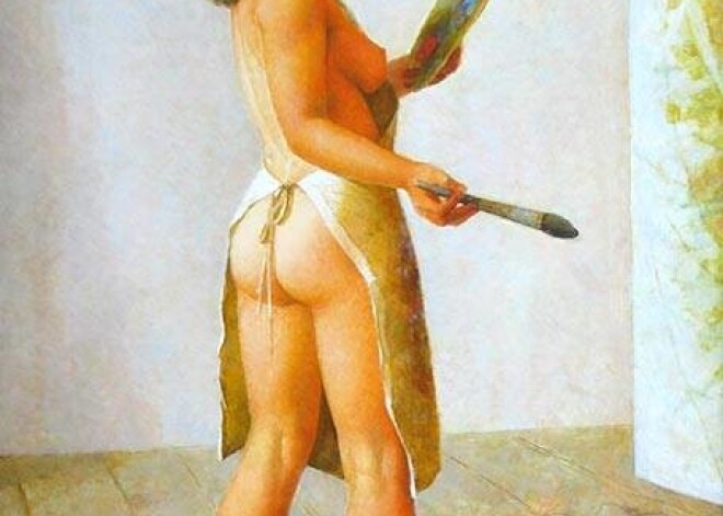 Inta Dobrāja. „Gleznotāja”.