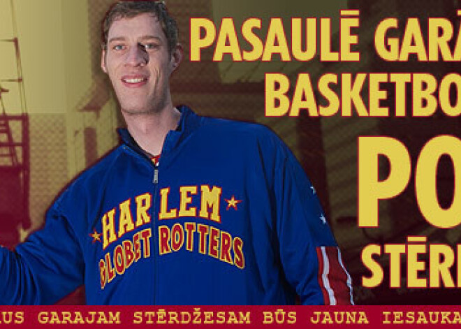 Pasaulē garākais basketbolists pievienojas Hārlemas "Globetrotters". FOTO