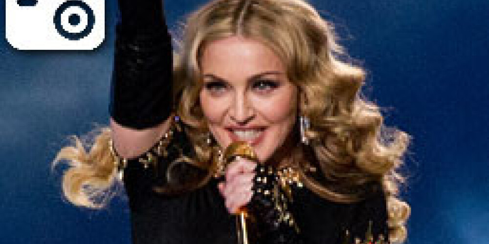 Мадонна похвасталась синяком на попе