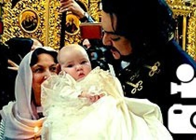 Kirkorova meitiņas kristības! FOTO. VIDEO