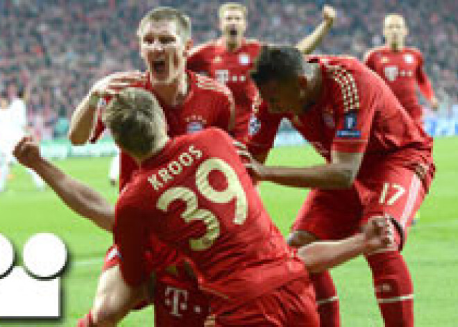 „Bayern” 90. minūtē izrauj uzvaru pār Madrides „Real”. VIDEO