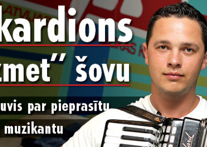 Rikardions „uzmet” šovu. Viņš kļuvis par pieprasītu ballīšu muzikantu