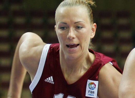 Latviešu basketboliste Ieva Kubliņa.