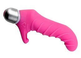 Multifunkcionāls silikona vibrators, septiņi režīmi, speciāli „uzkonstruēts” G punkta stimulēšanai. Ls 20,95.