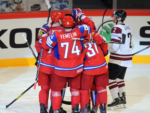 Latvijas hokeja izlase arī nākamajā pasaules čempionātā spēlēs vienā grupā ar Krievijas hokejistiem.