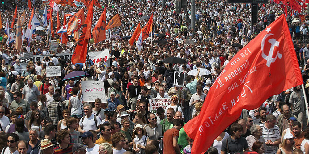 Maskavas centrā notiek opozīcijas Miljonu gājiens. FOTO