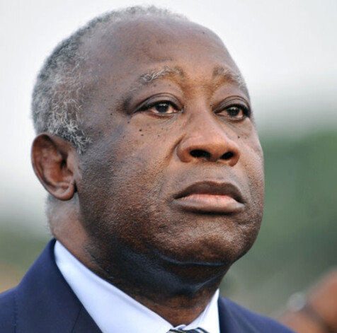 Bijušais Kotdivuāras prezidents Lorāns Gbagbo.