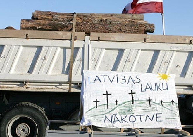 Latvijas zemnieki gatavojas protestiem Briselē