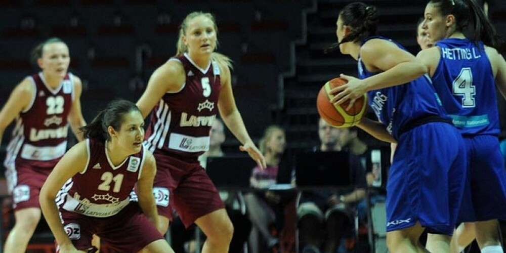 Sieviešu basketbola izlase atkārtoti sagrauj Luksemburgu