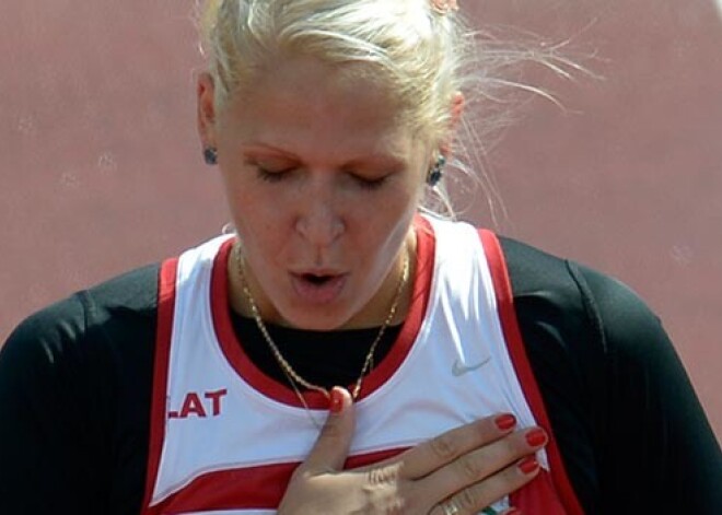 Šķēpmetēja Ozoliņa-Kovale izpilda Londonas olimpisko spēļu A normatīvu