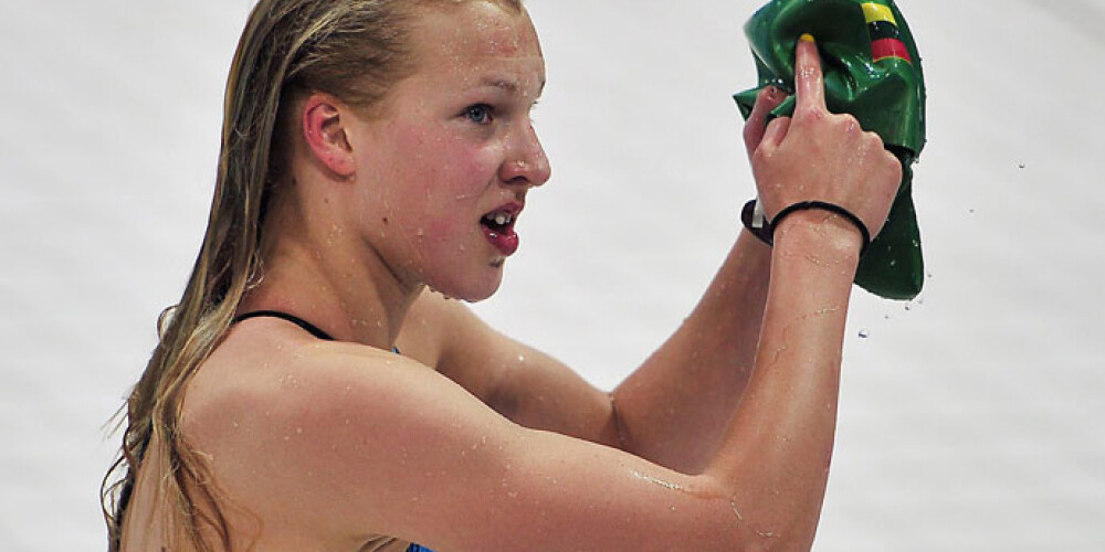 15 gadu vecā lietuviete Rūta Meilutīte netic, ko ir paveikusi Londonas olimpiskajās spēlēs