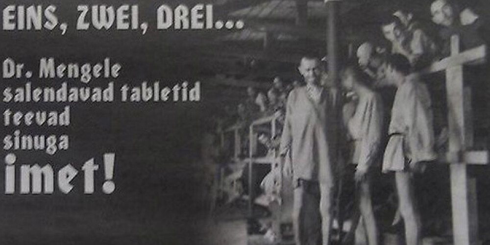 Skandāls! Igaunijā tievēšanu reklamē, piesaucot nacistu nometni