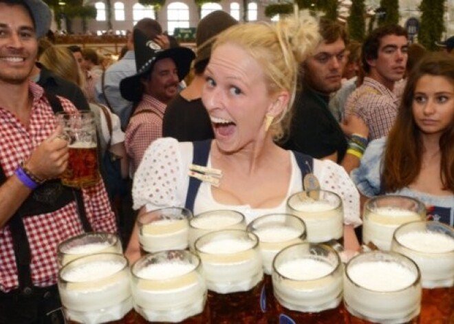 Alus, alus, alus! Sākušies lielie alus svētki "Oktoberfest"