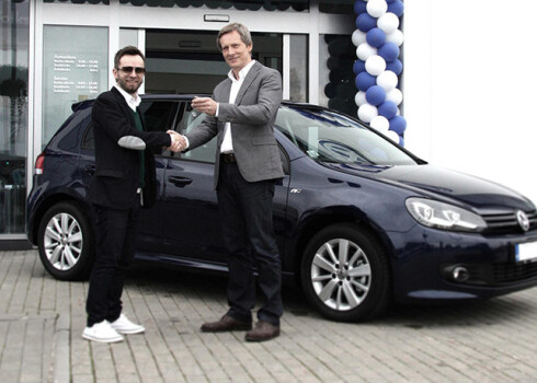 Pazīstamais dīdžejs, mūziķis un Radio SWH ētera balss Artis Dvarionas iegādājas Volkswagen Golf 6.