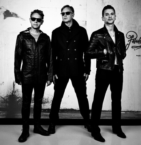 Depeche Mode: Martins Gors, Endijs Flečers un Deivs Gahans.