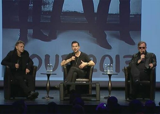 Depeche Mode preses konference Parīzē