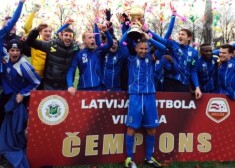 Jaunie Latvijas čempioni futbolā - Daugavpils "Daugava".