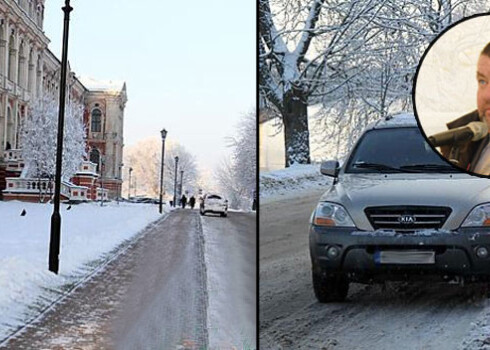 Jelgavas novada mēra Ziedoņa Caunes dienesta automašīna sestdien lepnā vientulībā, ignorējot satiksmes noteikumus, stāvēja pie Jelgavas pils durvīm. Atšķirībā no sirmgalvjiem, viņš nevarēja no autostāvvietas aiziet kājām līdz pils durvīm.