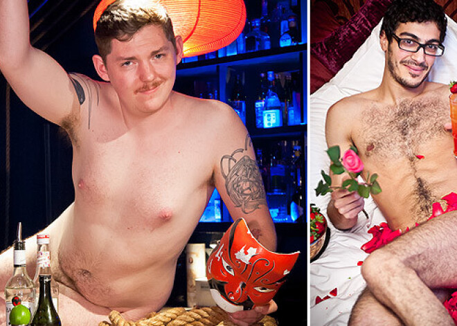 Ņirdzīgi pikants kailo bārmeņu kalendārs. FOTO