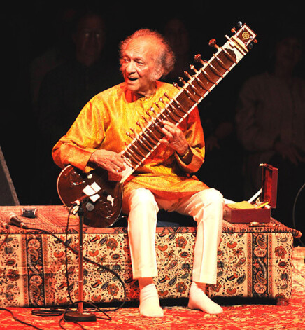 Indiešu mūziķis Ravi Šankars.