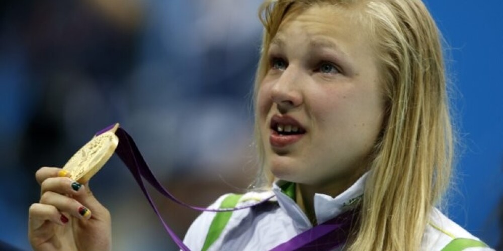 Lietuviešu peldēšanas brīnumbērns Rūta Meilutīte.