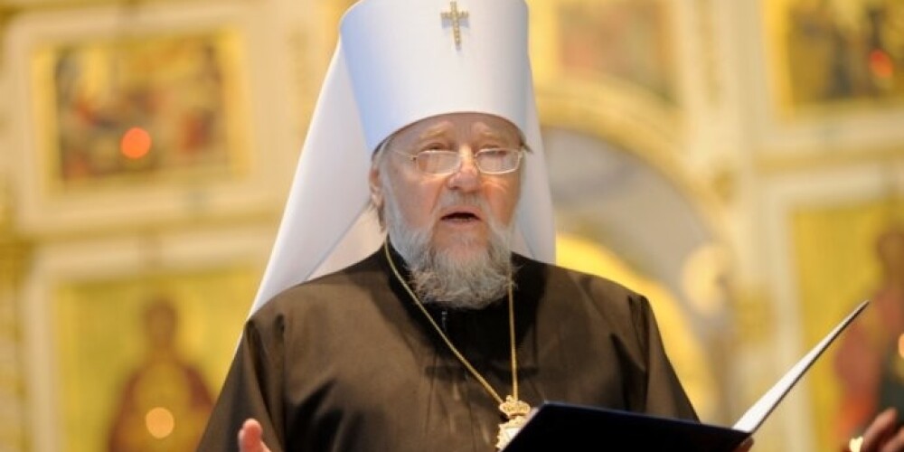 Visaugstisvētītais Rīgas un visas Latvijas Metropolīts Aleksandrs.