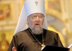 Visaugstisvētītais Rīgas un visas Latvijas Metropolīts Aleksandrs.