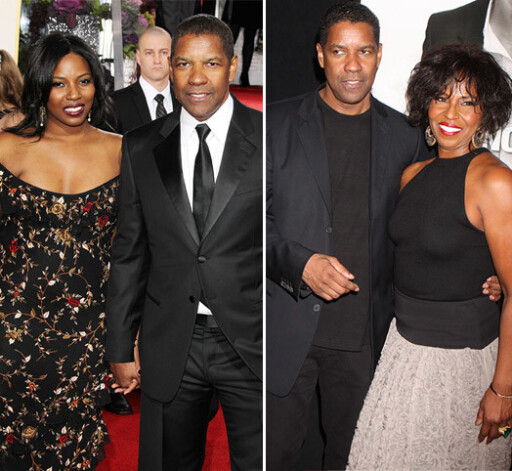 Актер с 21-летней дочерью Оливией и с 62-летней женой Паулеттой. Не все журналисты смогли отличить одну даму от другой