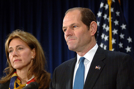 Губернатор штата Нью-Йорк Элиот Спитцер объявляет о своей отставке