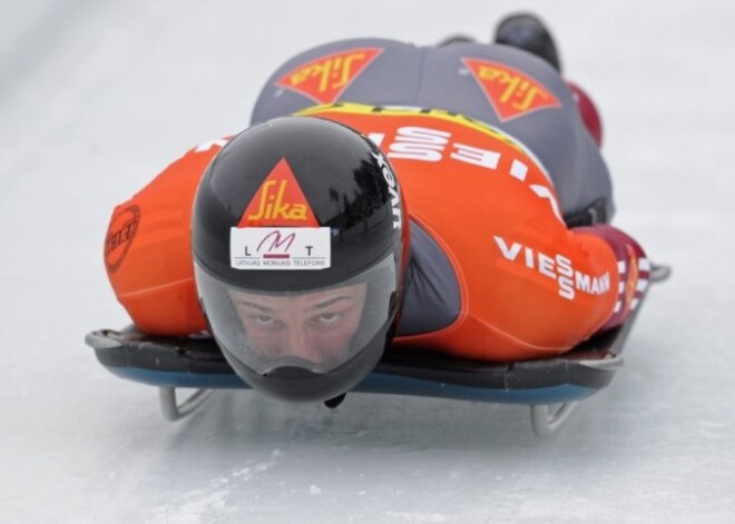 Martins Dukurs otrajā vietā pēc pasaules čempionāta pirmā brauciena