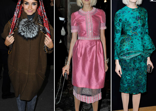 Dress control: Мирослава Дума и Елена Перминова на Неделе моды в Париже