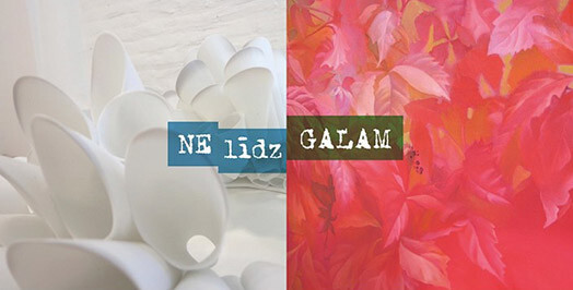 Izstādē „Nelīdzgalam” iespējams apskatīt gleznas ar figūru un vasaras nostaļģijas elementiem, kā arī smalko „Herend” porcelānu.