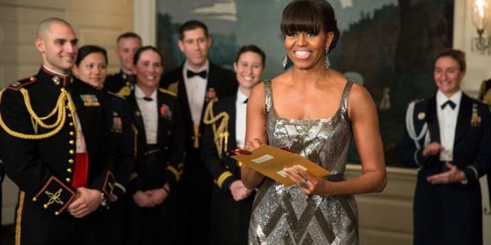 Mišela Obama atzīta par vislabāk ģērbto slavenību