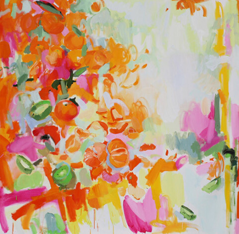 Anna Laicāne. „Vējains rīts II”, 2012. gads, audekls/eļļa, 99 x 101 cm.