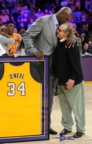 Шакил ОНил не скрывает своих чувств к Джеку Николсону