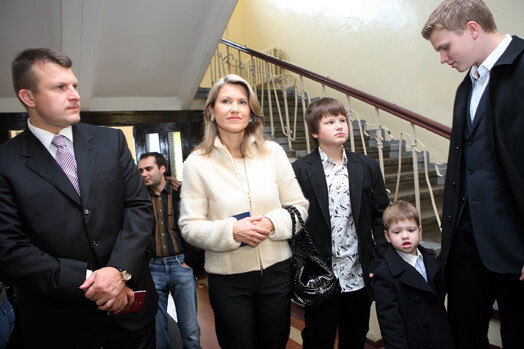 Айнарс, Инесе, Ричард, Эдвард и Герхард-Даниэль Шлесерсы в 2011 году