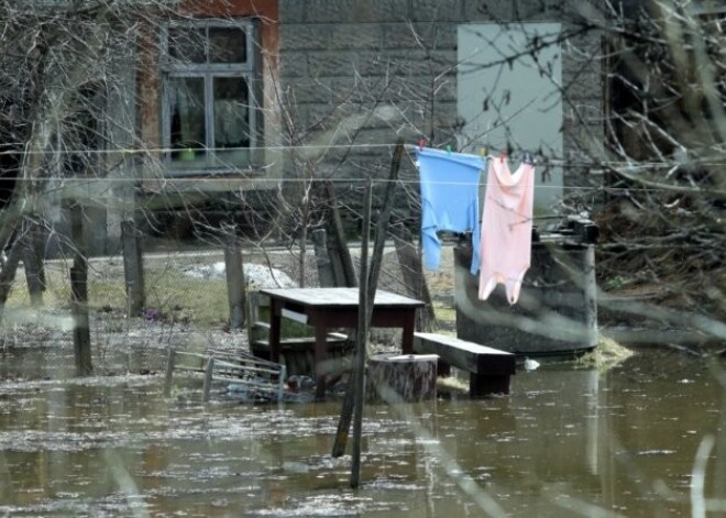 Pie Daugavpils ūdens līmenis jau 7,84 metri, un turpinās celties vēl