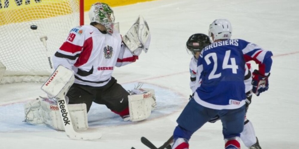 Austrijas hokeja izlases treneris baidās no Latvijas komandas vairākuma un uzbrukuma