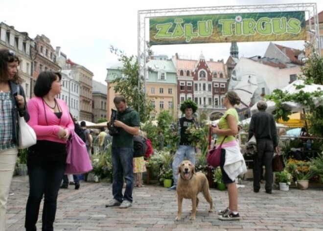 Aicina pieteikties tirdzniecībai Zāļu tirgū Doma laukumā