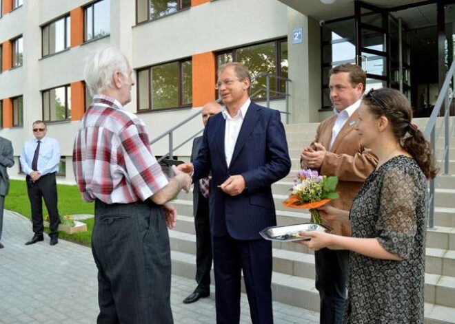 Sociālā dzīvojamās mājas Zandartu ielā 2 A atklāšana