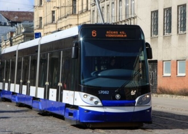 6. tramvajs atkal kursē līdz Juglai