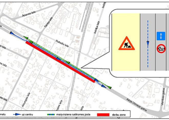 Uzsāks satiksmes pārvada pār dzelzceļu Kārļa Ulmaņa gatvē rekonstrukciju