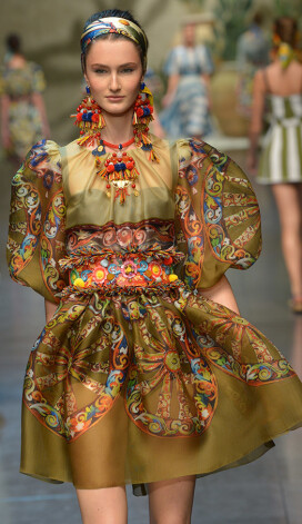 Dolce & Gabbana spring/summer 2013.