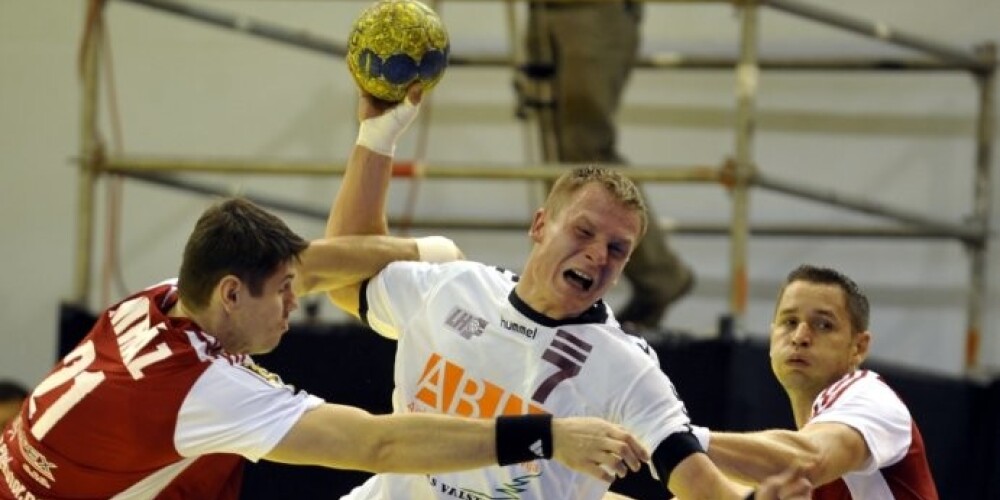 Latvijas handbola izlase nospēlē neizšķirti ar Londonas olimpisko spēļu pusfinālisti Ungāriju