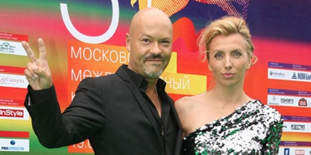 Федор Бондарчук с супругой