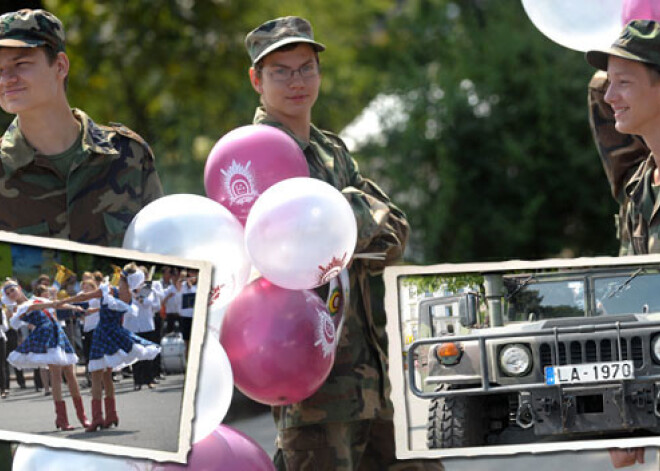 Latvijas armijas dzimšanas dienu atzīmē ar kuplu skaitu interesentu