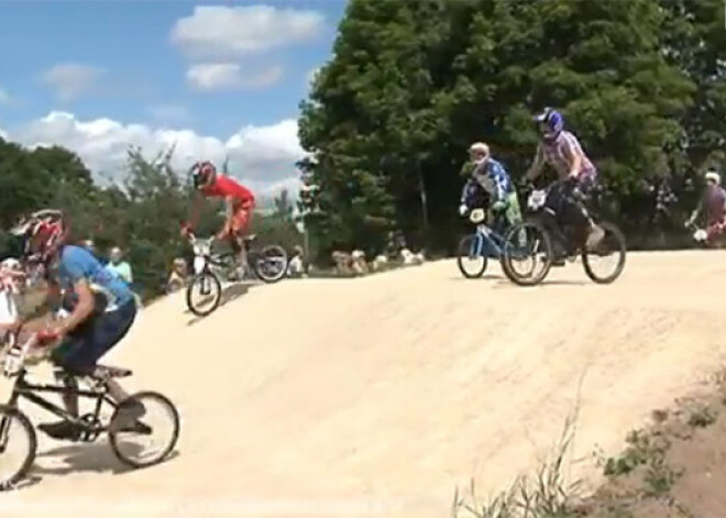 Preiļos atklāta trešā BMX trase Latvijā. VIDEO