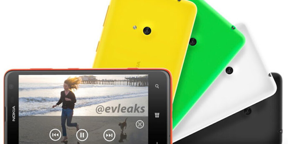 Nokia budžeta klases viedtālrunis Lumia 625 ar 4.7 collu ekrānu