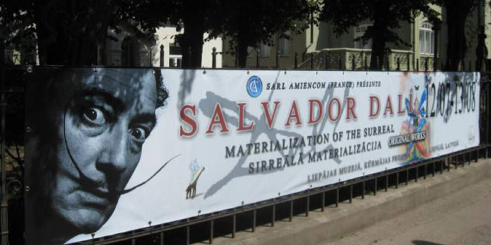 Izstāde "Salvadors Dalī. Sirreālā materializācija" Liepājas muzejā būs aplūkojama līdz 13.augustam.